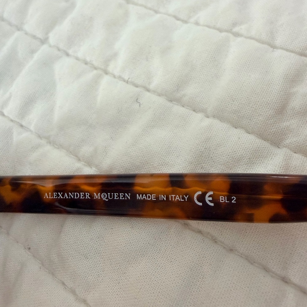 Alexander McQueen Tortoise Shell leopard print su… - image 3